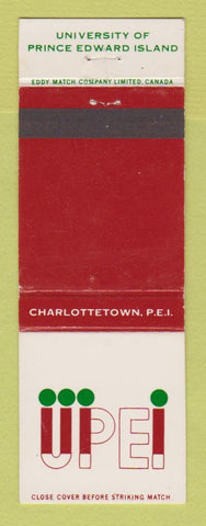 Matchbook Cover - University of Prince Edward Island PEI PE Charlottetown