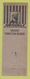Matchbook Cover - Acme Awning Shade Bridgeport CT