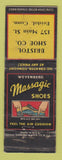 Matchbook Cover - Massagic Shoes Bristol CT WEAR