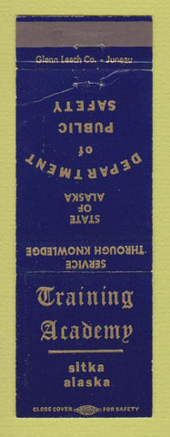 Matchbook Cover - Alaska Department of Safety Training Academy Sitka AK