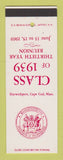Matchbook Cover - MIT Class of 1939 Reunion 1969 SAMPLE