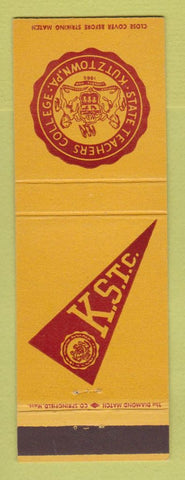 Matchbook Cover - Kutztown State Teachers College PA