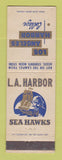 Matchbook Cover - Los Angeles CA Harbor College Sea Hawks