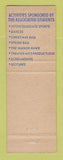 Matchbook Cover - Los Angeles CA Harbor College Sea Hawks