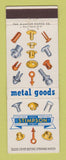 Matchbook Cover - Stimpson Metal Goods Fasteners Brooklyn NY