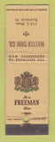 Matchbook Cover - Freeman Men's Shoes Master Rockford IL WEAR