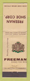Matchbook Cover - Freeman Men's Shoes Corp NO DEALER WEAR
