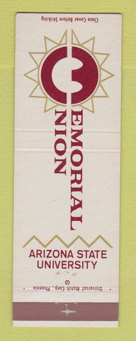Matchbook Cover - Arizona State University Tempe AZ Memorial Union