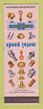 Matchbook Cover - Stimpson Metal Goods Fasteners Brooklyn NY 1952
