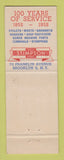 Matchbook Cover - Stimpson Metal Goods Fasteners Brooklyn NY 1952