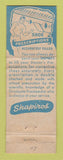 Matchbook Cover - Shapiro's Children's Shoes Philadelphia PA clown WEAR