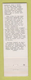 Matchbook Cover - Elmot Slugg for Congress Joke Gag Tip Twinkle WEAR
