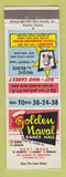 Matchbook Cover - Golden Naval Dance Hall Cicero IL Joke Gag Tip Twinkle