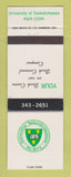 Matchbook Cover - University of Saskatchewan Book Store SK #1