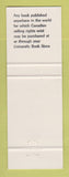 Matchbook Cover - University of Saskatchewan Book Store SK #1