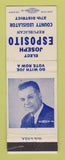 Matchbook Cover - Joseph Esposito County Legislator Election