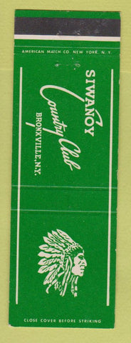 Matchbook Cover - Siwanoy Country Club Bronxville NY Indian