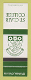 Matchbook Cover - St Clair College Windsor ON SAMPLE