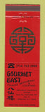 Matchbook Cover - Gourmet East Chinese Restaurant Ossining NY