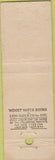 Matchbook Cover - Blue BLANK  Midget