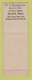 Matchbook Cover - National Discount Auto Loans South Bend IN
