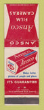 Matchbook Cover - Ansco Film Cameras