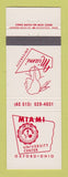 Matchbook Cover - Miami University Center Oxford OH
