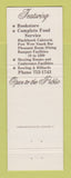 Matchbook Cover - Student Center Northern Illinois University Dekalb IL WEAR