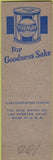 Matchbook Cover - Forman Canned Product SAMPLE Midget