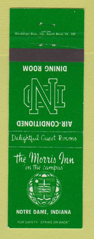 Matchbook Cover - Morris Inn Notre Dame IN