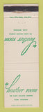 Matchbook Cover - Heather Room Alma College MI WEAR