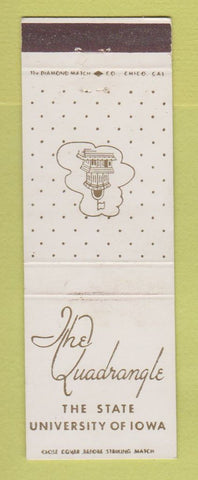 Matchbook Cover - State University of Iowa Quadrangle