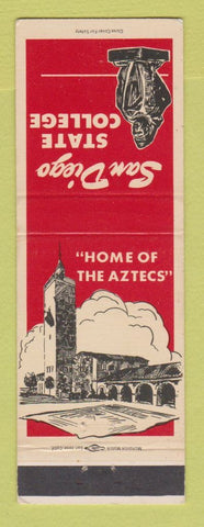 Matchbook Cover - San Diego State College CA Aztecs