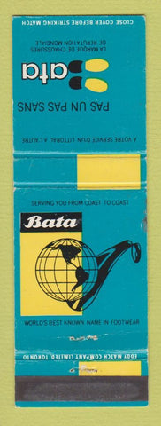 Matchbook Cover - Pas Un Pas Sans Bata Canada shoes Montreal QC WEAR