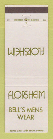 Matchbook Cover - Florsheim Shoes Bell's Men's Clothes