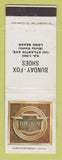 Matchbook Cover - Florsheim Shoes Bunday Fox Long Beach CA
