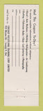 Matchbook Cover - Chicago Vocational Training Corp Frank Clarke Toronto ON WEAR