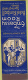 Matchbook Cover - Embassy Room Springfield MA Hotel Kimball Midget