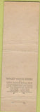 Matchbook Cover - Embassy Room Springfield MA Hotel Kimball Midget