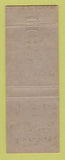 Matchbook Cover - NA Bechard Sedley SK Excavating