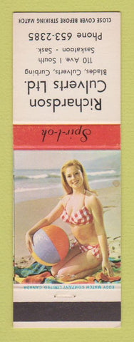 Matchbook Cover - Richardson Culverts Saskatoon SK pinup