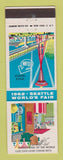 Matchbook Cover - 1962 Seattle World's Fair WA Space Needle Boulevard of World