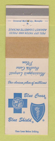Matchbook Cover - Blue Cross Blue Shield Jackson MS