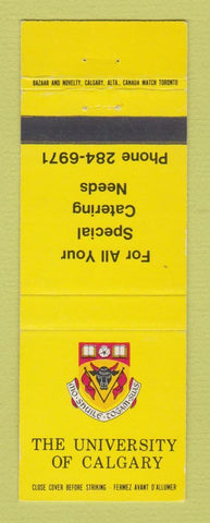 Matchbook Cover - University of Calgary AB