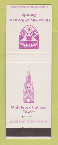 Matchbook Cover - University of Western Ontario London ON