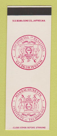 Matchbook Cover - Massachusetts Institute of Technology MIT SAMPLE