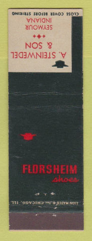 Matchbook Cover - Florsheim Shoes A Steinwell & Son Seymour IN