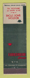 Matchbook Cover - Florsheim Shoes Boston Store Pittston PA