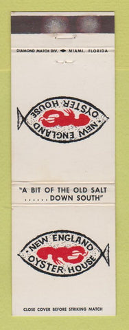 Matchbook Cover - New England Oyster House FL CHAIN WEAR