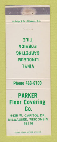 Matchbook Cover - Parker Floor Covering Milwaukee WI WEAR